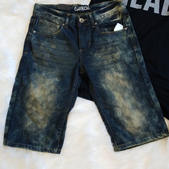 MENS DENIM SHORTS - Picture 2 of 4